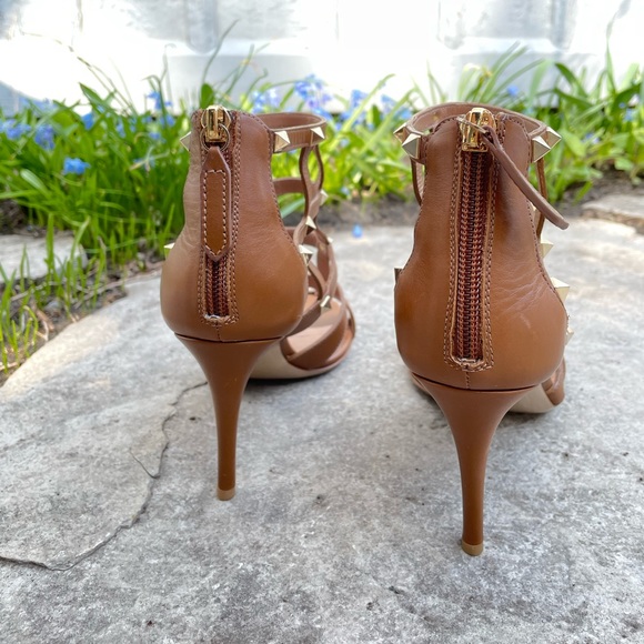 Valentino Rockstud Caged Gladiator Stiletto Sandals, size 38.5 - Picture 6 of 11